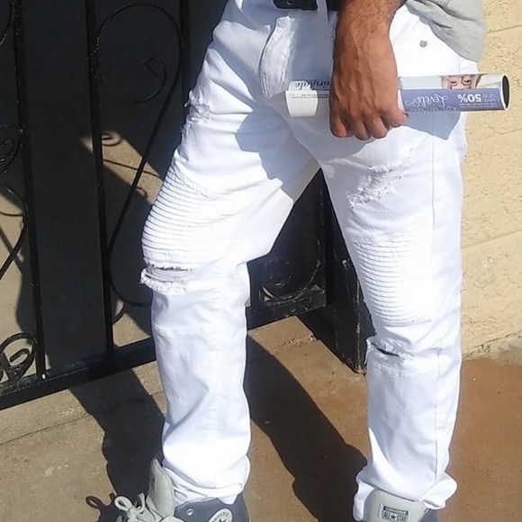 GUESS Jeans MOTO Biker Slim tapered SCOTCH FIT JEANS  Size 32 - Picture 3 of 16